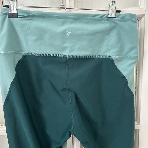 Old Navy Active Leggings Womens Large Green Powersoft High Rise Go-Dry Pull On - Picture 9 of 12